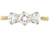 18ct Gold, Three Stone Diamond Ring