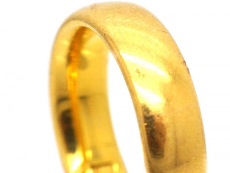 22ct Gold Wedding Ring Assayed in 1918