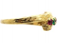18ct Gold, Ring set with Gemstones That Spell Regard