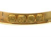 Edwardian 18ct Gold and Sapphire Solitaire Ring