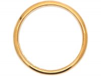 22ct Gold Wide Wedding Ring Assayed in 1925