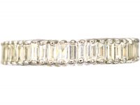 18ct Gold, Baguette Diamond Half Eternity Ring