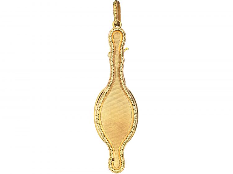 19th Century French 18ct Two Colour Gold Lorgnettes