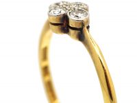 Edwardian 18ct Gold & Platinum, Diamond Four Stone Ring