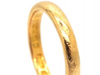 22ct Gold Wedding Band Assayed in 1941