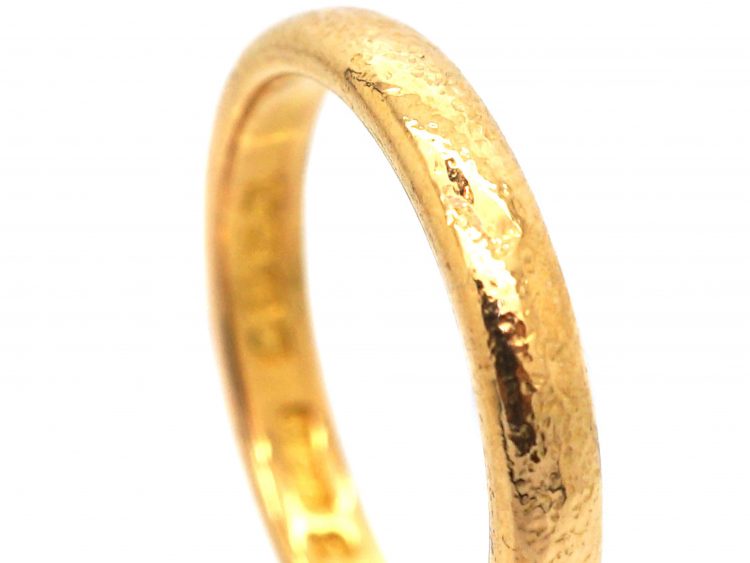 22ct Gold Wedding Band Assayed in 1941