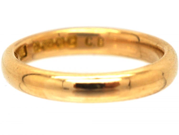 22ct Gold Wedding Ring Assayed in 1931