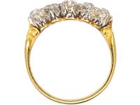 Edwardian 18ct Gold, Five Stone Diamond Ring