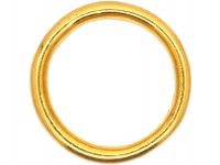 22ct Gold Wide Wedding Ring Assayed in 1925