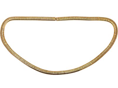Victorian 15ct Gold Snake Chain