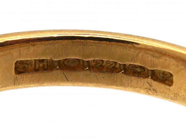 22ct Gold Wedding Ring Assayed in 1939