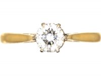 18ct Gold, Diamond Solitaire Ring