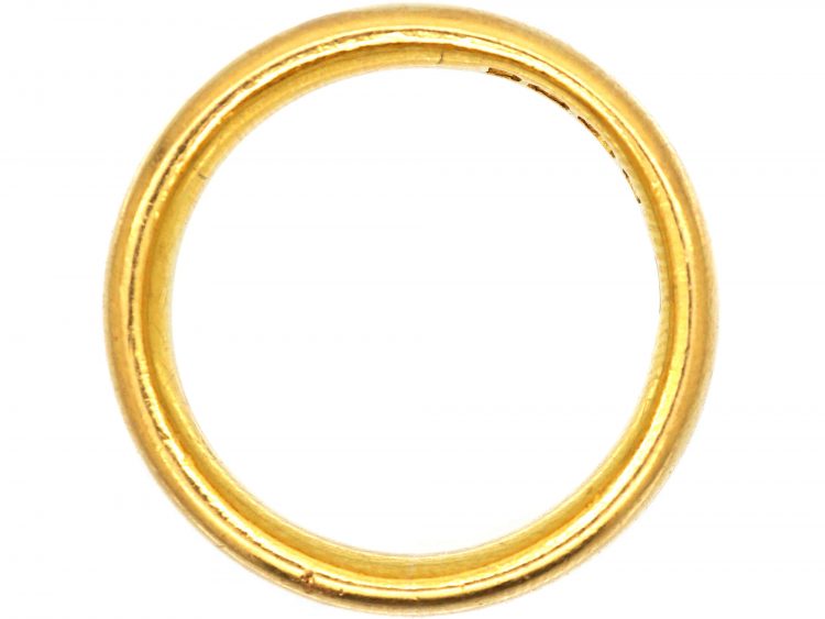 22ct Gold Wedding Ring Assayed in 1918