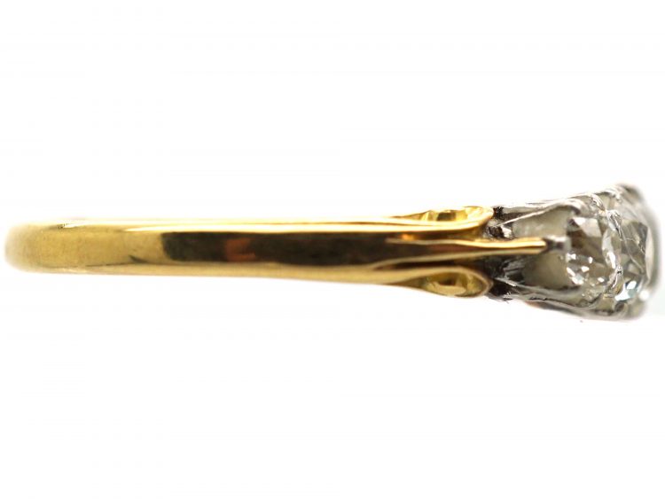 Edwardian 18ct Gold, Five Stone Diamond Ring