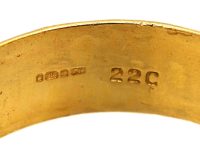 22ct Gold Wedding Ring with Celtic Motif