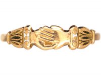 French Early 19th Century 18ct Gold Fede Ring