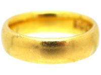 22ct Gold Wedding Ring Assayed in 1918