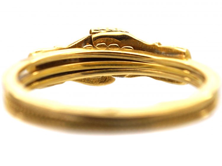 Victorian 18ct Gold Fede Ring