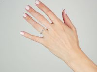 Art Deco 18ct Gold & Platinum, Half Eternity Ring