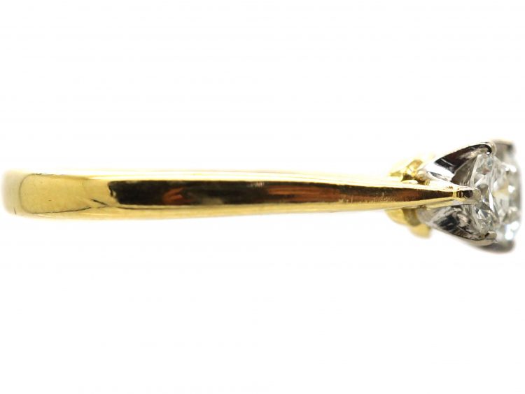 18ct Gold, Three Stone Diamond Ring