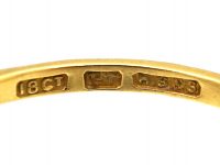 Edwardian 18ct Gold & Platinum, Diamond Four Stone Ring