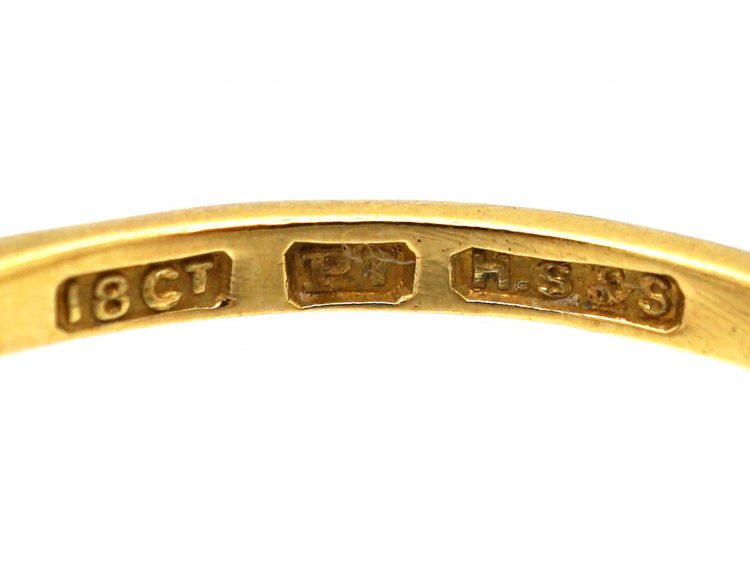 Edwardian 18ct Gold & Platinum, Diamond Four Stone Ring