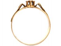 French Belle Epoch 18ct Gold, Three Colour Gold Flower Ring