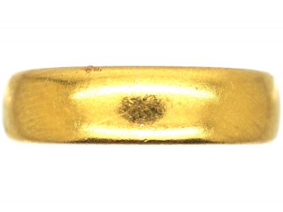 22ct Gold Wedding Ring Assayed in 1918