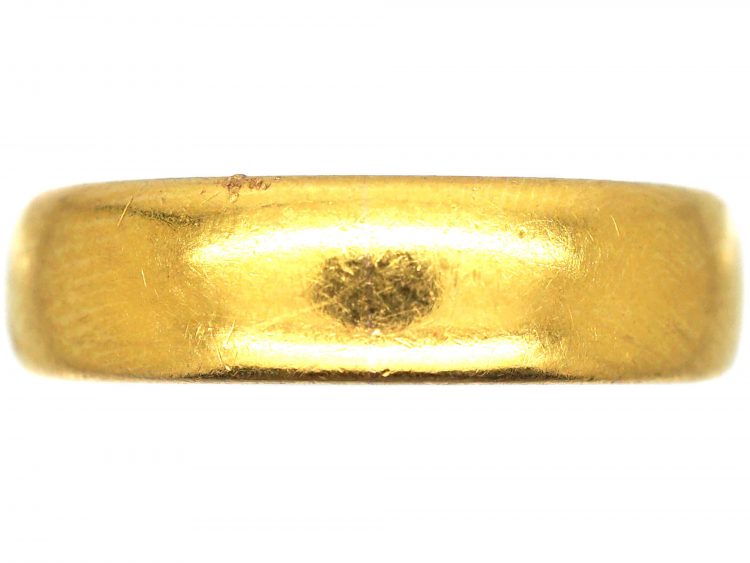 22ct Gold Wedding Ring Assayed in 1918