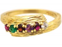 18ct Gold, Ring set with Gemstones That Spell Regard