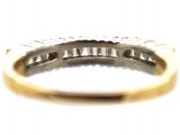 18ct Gold, Baguette Diamond Half Eternity Ring