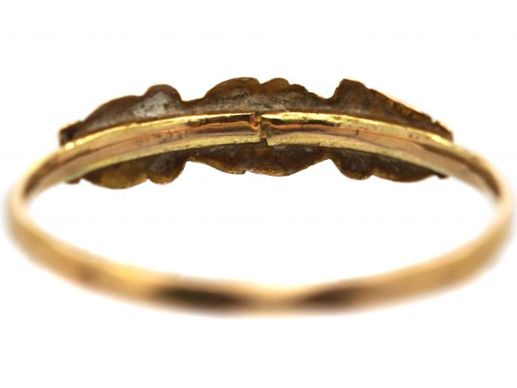 French Early 19th Century 18ct Gold Fede Ring