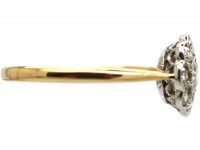Edwardian 18ct Gold & Platinum, Diamond Cluster Ring