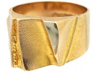 14ct Yellow & White Gold Ring by Björn Weckström for Lapponia