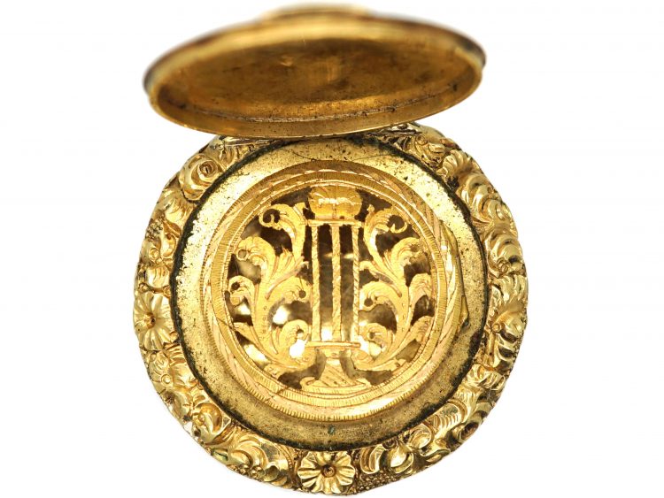 Georgian 15ct Gold Vinaigrette Locket