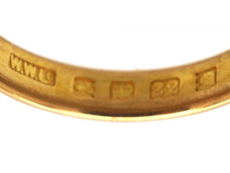 22ct Gold Wedding Ring Assayed in 1934