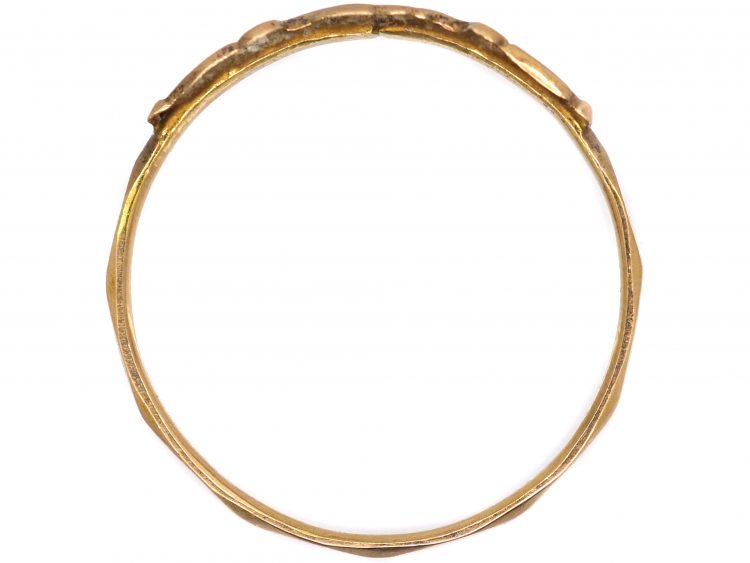 French Early 19th Century 18ct Gold Fede Ring