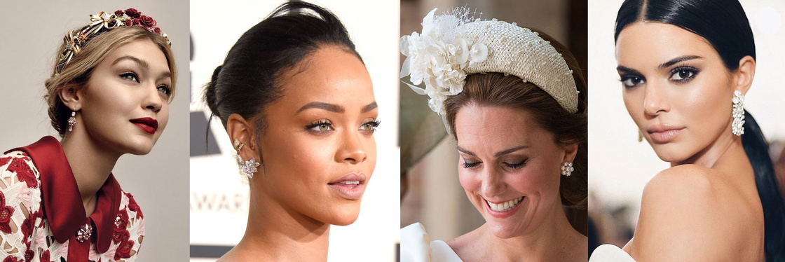 Flower Earrings and Rings