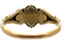 Regency 15ct Gold, Emerald, Ruby & Rose Diamond Ring