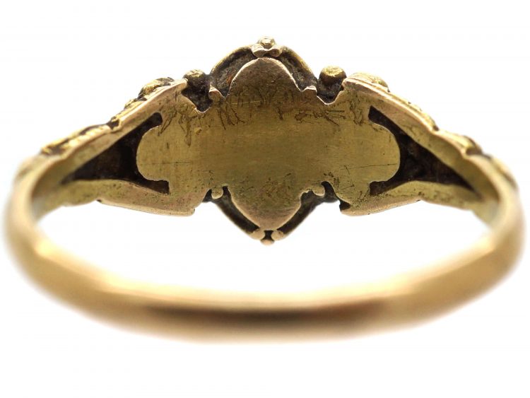 Regency 15ct Gold, Emerald, Ruby & Rose Diamond Ring