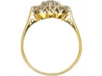 18ct Gold and Diamond Daisy Cluster Ring
