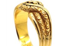 Edwardian 18ct Gold Keeper Ring