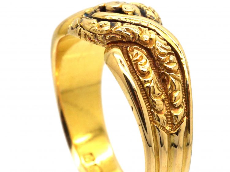 Edwardian 18ct Gold Keeper Ring