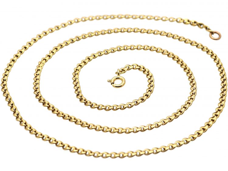 Victorian 15ct Gold Anchor Link Chain