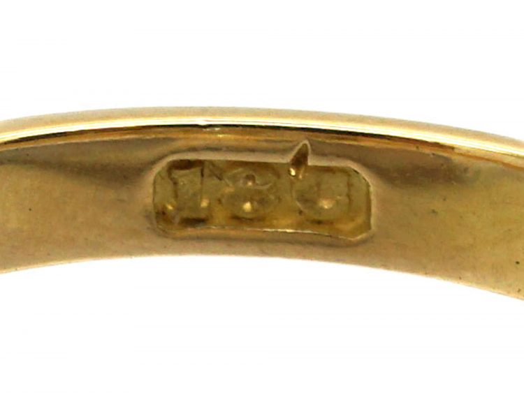 Victorian 18ct Gold and Diamond Cluster Ring