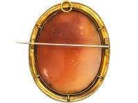 Victorian 15ct Gold Cameo Brooch of Eos, The Goddess of the Dawn