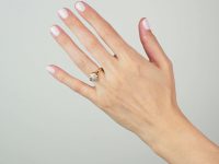 Victorian 18ct Gold and Diamond Cluster Ring