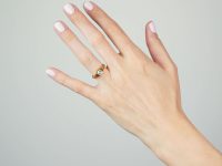 Victorian 18ct Gold Solitaire Diamond Ring