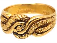 Edwardian 18ct Gold Keeper Ring