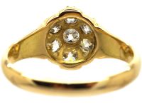 Victorian 18ct Gold and Diamond Cluster Ring